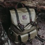Olive-Green Full-Grain Leather Backpack – 30 L+ Capacity, City-to-Trail Essential