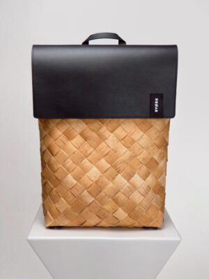 Hand-Knitted Large-Capacity Double-Strap Backpack