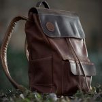 Brown Full-Grain Leather Large-Capacity Travel & Commuter Bag