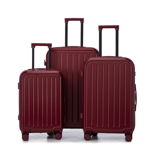 20  24  28   3 Pcsset In ABS 360 Spinner Wheel Luggage, Carry On Suitcase, With Cup Holder  USB Port