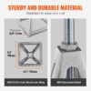 RV Stabilizer Jacks, 4 Pack Aluminum RV Leveling Jacks, RV Stack Jacks For RV Travel Trailer Camper, Single Screw Jack Support Up To 6000 Lbs, Adjustable From 11 Inch To 17 Inch