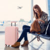 20  24  28   3 Pcsset In ABS 360 Spinner Wheel Luggage, Carry On Suitcase, With Cup Holder  USB Port