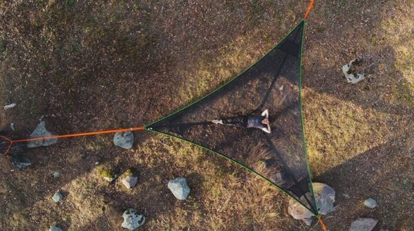 367567d8-86ce-4cb3-9077-a3041c717205.jpg Multi-Person Hammock Three Point Design Portable Hammock Multi-functional Triangle Aerial Mat