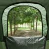 Folding Camping Cot For Adults All-in-One Elevated Tent With Sleeping Bag Thick Air Mattress Portable Single Bed