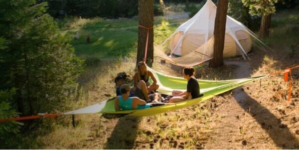 646c0114-e7c3-4a1f-b28d-fcff0d9befb8.jpg Multi-Person Hammock Three Point Design Portable Hammock Multi-functional Triangle Aerial Mat