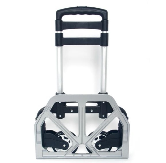 Portable, Foldable, Telescopic Trolley Trolley, Trolley, Luggage Cart, Black
