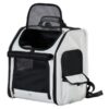 Pet Carrier Backpack, Expandable Cat Dog Carrier With Back Extension, Breathable Mesh Travel Backpack For Small Dogs Cats, Soft-Sided Pet Backpack Holds Up To 26 Lbs