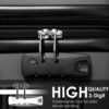 SET OF 3 ABS Hard Shell Travel Trolley Suitcase 4 Wheel Luggage Set Hand Luggage, 20,24,28 Inch