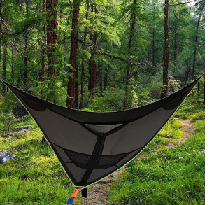 9e741210-b8cc-4c35-9a99-de6cc67d442e.jpg Multi-Person Hammock Three Point Design Portable Hammock Multi-functional Triangle Aerial Mat