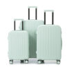 20  24  28   3 Pcsset In ABS 360 Spinner Wheel Luggage, Carry On Suitcase, With Cup Holder  USB Port