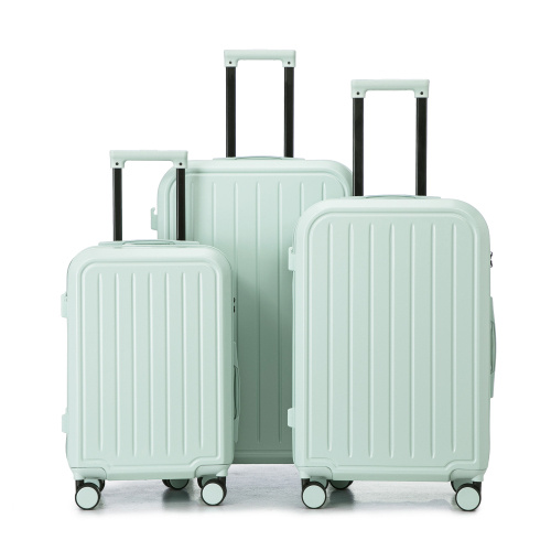 20  24  28   3 Pcsset In ABS 360 Spinner Wheel Luggage, Carry On Suitcase, With Cup Holder  USB Port