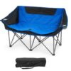 Only Supports Self Pickup  Outdoor Camping Chair, Oversized Recliner With Armrests, Cup Holder And Carrying Bag, Outdoor Heavy Duty Folding Chair