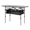 Folding Portable Camping Table Aluminum Outdoor Picnic Roll Up Table Storage Bag
