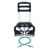 Portable, Foldable, Telescopic Trolley Trolley, Trolley, Luggage Cart, Black