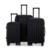 20  24  28   3 Pcsset In ABS 360 Spinner Wheel Luggage, Carry On Suitcase, With Cup Holder  USB Port