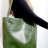 Retro Large Capacity Shoulder Bag With Big Pocket Oil Wax Leather Totes Fashion Daily Shopping Handbags