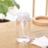 6pcs Portable Travel Push Pump Dispenser Bottle  Empty Mini Travel Size Bottle For Toner And Makeup Remover