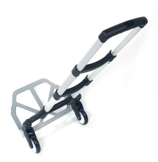 Portable, Foldable, Telescopic Trolley Trolley, Trolley, Luggage Cart, Black