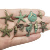 06f6ed43-c5dd-4a49-8e11-78502f87cd9f.jpg Retro Tibetan Silver Antique Brass Alloy DIY Accessories Marine Turtle Shell Necklace Bracelet Jewelry