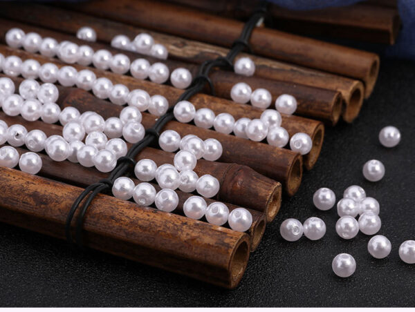 1620891533501.jpg Antique Hairpin Material White Perforated Imitation Pearl Highlight Beaded Tassel Handmade Jewelry Accessories