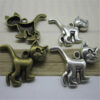 DIY Vintage Alloy Pendant Pendant Kitten Handmade Alloy Jewelry Necklace Accessories