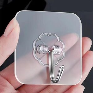 73a4df3f-0719-40a0-908a-f9065dd23dea.jpg Transparent Sticky Hook Punch-free Seamless Hook Strong
