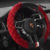 Universal Car Steering Wheel Cover Winter Decoration Cute 38cm Plush Footprint Auto Automobile Vehicle Steering Wheel Protector