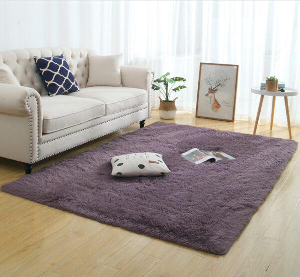 1617785620350.jpg Silky Fluffy Carpet Modern Home Decor Long Plush Shaggy Rug