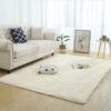 1617785620352.jpg Silky Fluffy Carpet Modern Home Decor Long Plush Shaggy Rug