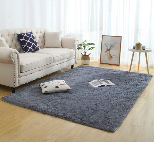 1617785620353.jpg Silky Fluffy Carpet Modern Home Decor Long Plush Shaggy Rug