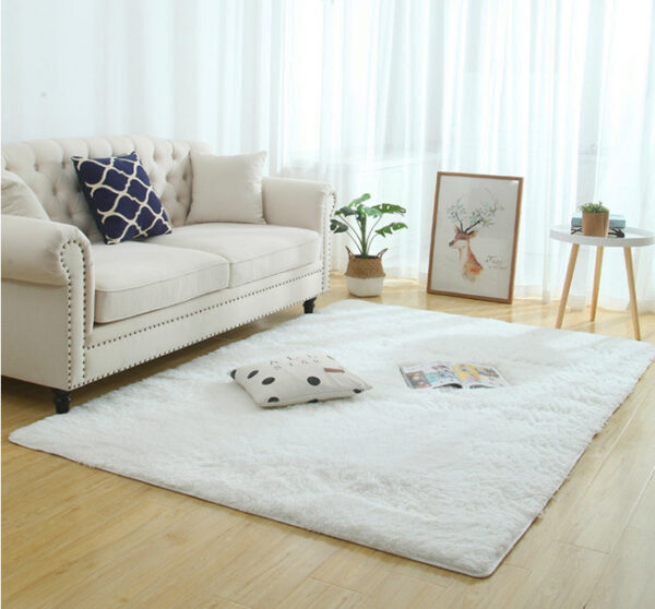 1617847865454.jpg Silky Fluffy Carpet Modern Home Decor Long Plush Shaggy Rug