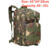 Sports outdoor mountaineering travel double shoulder knapsack camping army camouflage pack tactical backpack 45L large 3P Backpack