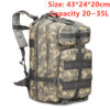 Sports outdoor mountaineering travel double shoulder knapsack camping army camouflage pack tactical backpack 45L large 3P Backpack