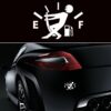 Funny Car Sticker Pull Fuel Tank Pointer Ef Fuel Tank  Car Sticker Fuel Tank Vinyl Sticker Decal