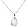 Copper Chain Drop Pendant Necklace Ladies