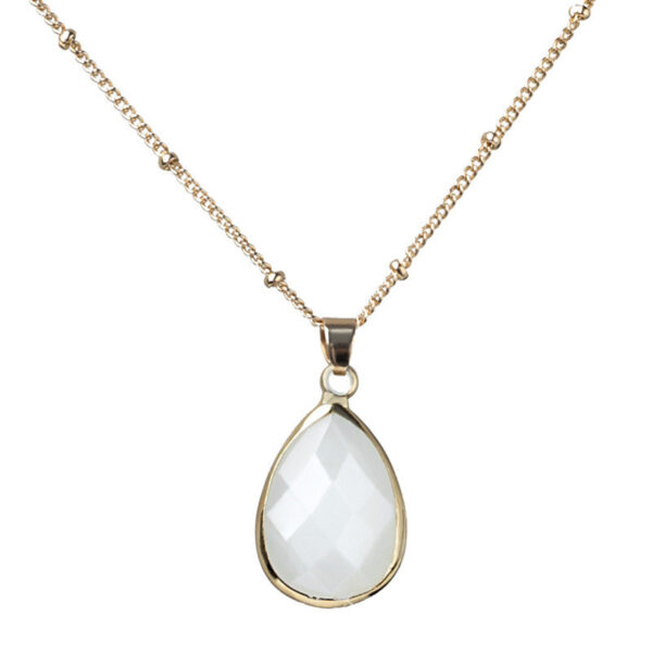 Copper Chain Drop Pendant Necklace Ladies