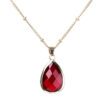 Copper Chain Drop Pendant Necklace Ladies