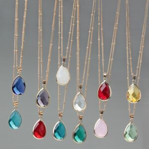 2116544872554.jpg Copper Chain Drop Pendant Necklace Ladies