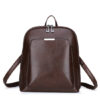 Multifunctional fashion oil wax leather backpack