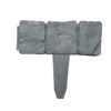 Imitating Stone Garden Fence PP Plastic Fence Ground Fence