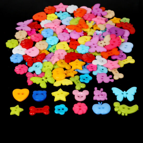 Colorful Buttons Handmade Diy Ornament Accessories