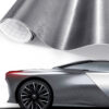 Car Styling Glossy Black 5D Carbon Fiber Vinyl film Car Wrap