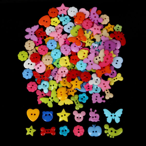 Colorful Buttons Handmade Diy Ornament Accessories