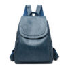 Xiangfei Kangaroo Soft Leather Backpack Female New Fashion Casual Backpack Soft Leather Large Capacity Travel Bag