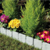 Imitating Stone Garden Fence PP Plastic Fence Ground Fence
