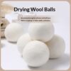 Wool Dryer Balls For Tumble Dryers Prevent Tangling And Reduce Wrinkles While Caring For Your Clothes During Drying