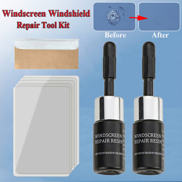 Automobile glass repair tool front windshield