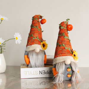 907d1e85-1f5d-4ba8-a781-0545dd2b72d6.jpg Pumpkin Sunflower Faceless Doll Dwarf Ornaments Window Decorations Harvest Festival Elf