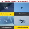 Automobile glass repair tool front windshield