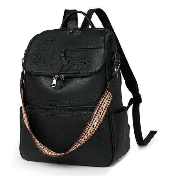 Retro College Students' Backpack Trendy High Sense Bag